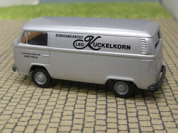 1/87 Brekina VW T2 Bestattungsanstalt Kuckelkorn Kasten