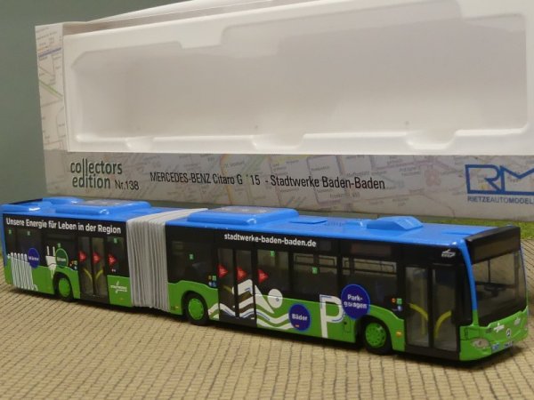 1/87 Rietze MB Citaro G '15 Stadtwerke Baden-Baden 73698