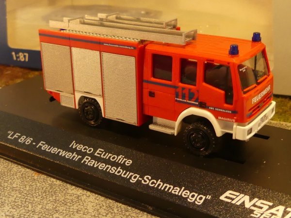 1/87 Rietze Iveco Eurofire LF 8/6 Fw Ravensburg - Schmalegg 60690