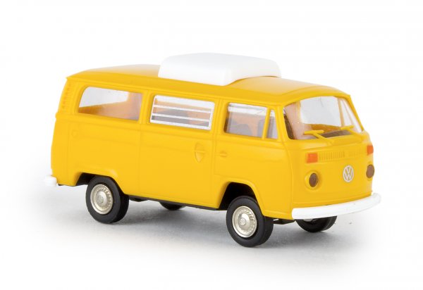 1/87 Brekina VW Camper T2 gelb mit Hubdach 90928