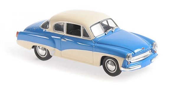 1/43 Maxichamps Wartburg 311 Coupe 1958 blau weiß 940015920