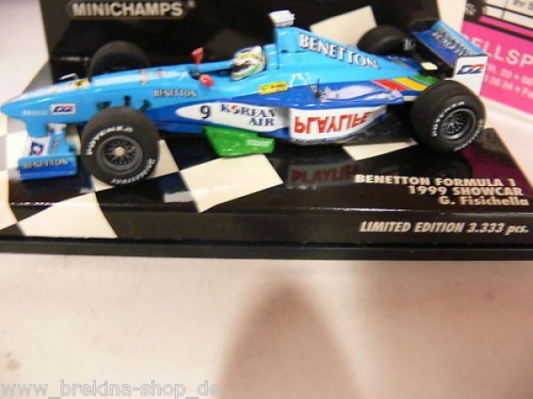 1/43 Minichamps Benetton F1 G. Fisichella Showcar 1999 430990079