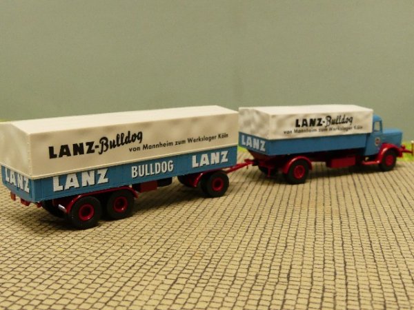 1/87 Brekina Büssing 8000 LANZ BULLDOG Mannheim Köln 74503