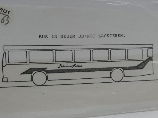 1/87 FRÖWIS DECALS Bahnbus Reisen (für MB O 305)