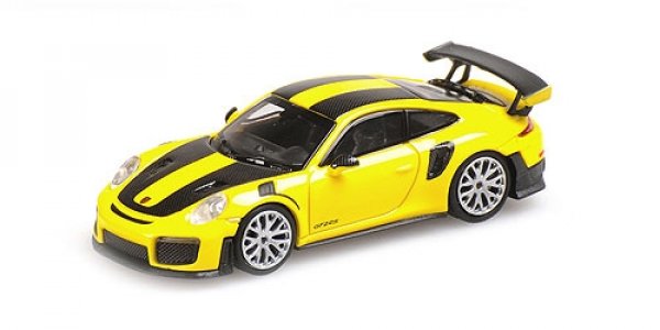 1/87 Minichamps Porsche 911 GT2 RS gelb w / carbon stripes 870068128