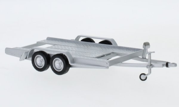 1/43 IXO Anhänger Autotrailer silber TRL004-S