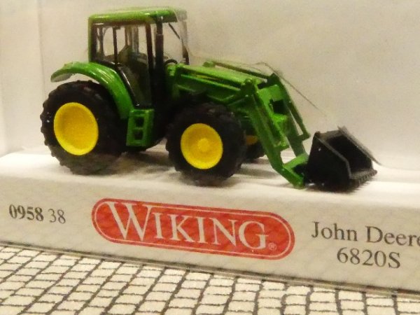 1/160 Wiking N-Spur John Deere 6820S mit Frontlader 0958 38