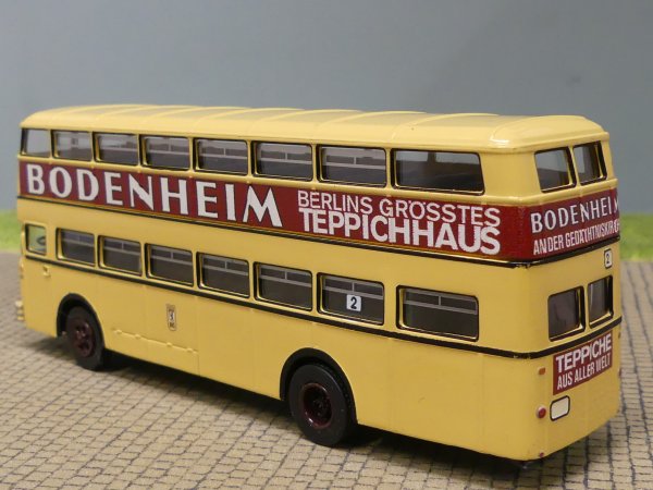 1/87 Brekina Büssing D2U Bodenheim Sondermodell Reinhardt 96112
