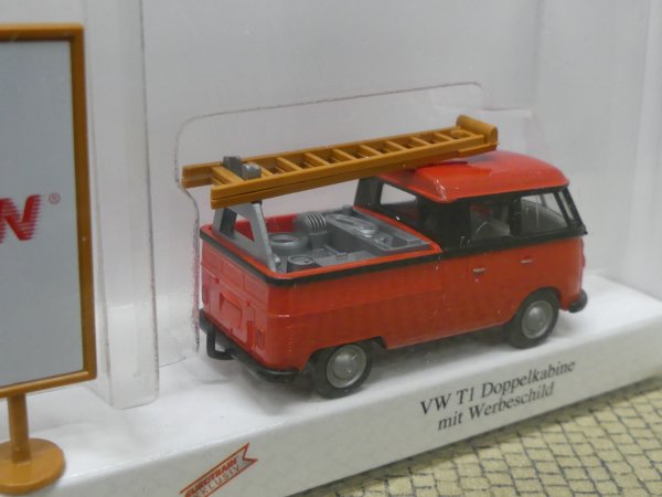 1/87 Wiking VW T1 DoKa mit Werbeschild 0789 58