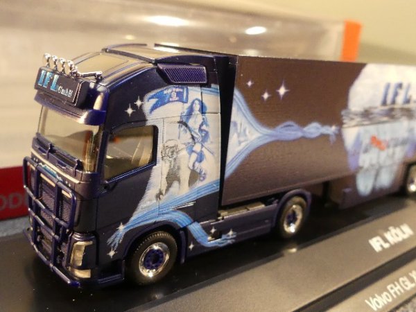 1/87 Herpa Volvo FH GL XL IFL Köln Kühlkoffer-Hängerzug PC-Box 121798