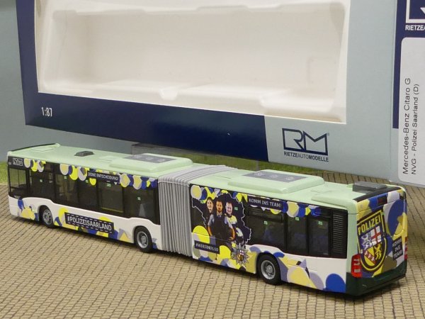 1/87 Rietze MB Citaro G NVG - Polizei Saarland 73589