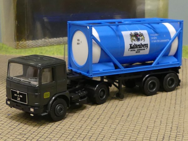 1/87 Herpa Albedo MAN F80 Kaltenberg Bier Tankcontainer-Sattelzug