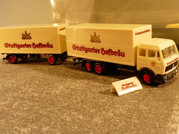 1/87 Herpa MB NG Stuttgarter Hofbräu Koffer HZ #739