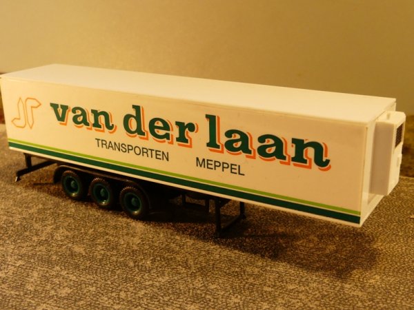 1/87 Herpa Van der Laan 3-Achs Kühlkoffer Auflieger