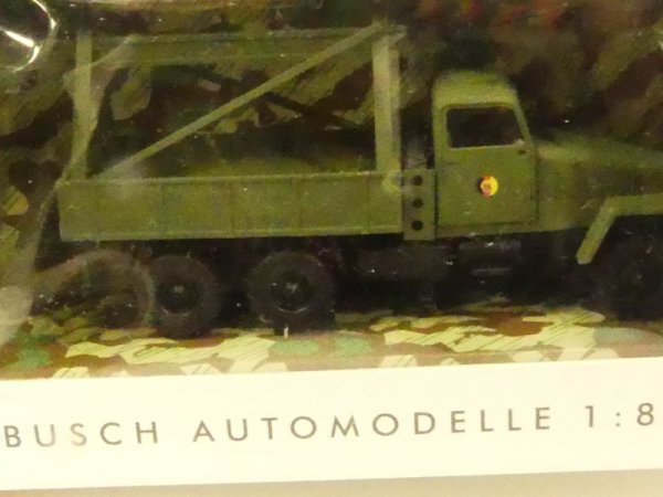 1/87 Busch IFA G5 NVA m. Kran/Grenzpfahl 51509