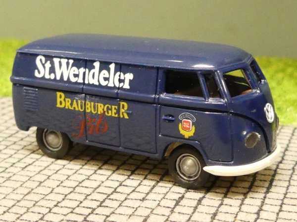 1/87 Brekina # 0758 VW T1 b St. Wendeler Pils Sondermodell Reinhardt