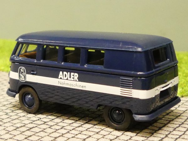 1/87 Brekina # 1202 VW T1 b Bus Adler Nähmaschinen Sondermodell Reinhardt