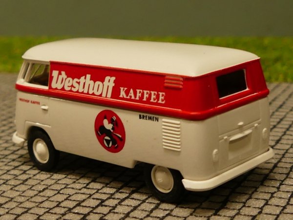 1/87 Brekina # 1292 VW T1 b Kasten Westhoff Kaffee Sondermodell Reinhardt