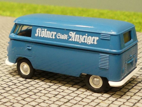 1/87 Brekina # 1475 VW T1 b Kasten Kölner Stadtanzeiger Sondermodell Reinhardt