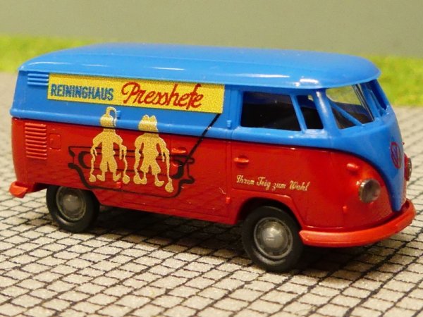 1/87 Brekina # 1809 VW T1 b Reininghaus Presshefe A Sondermodell Reinhardt