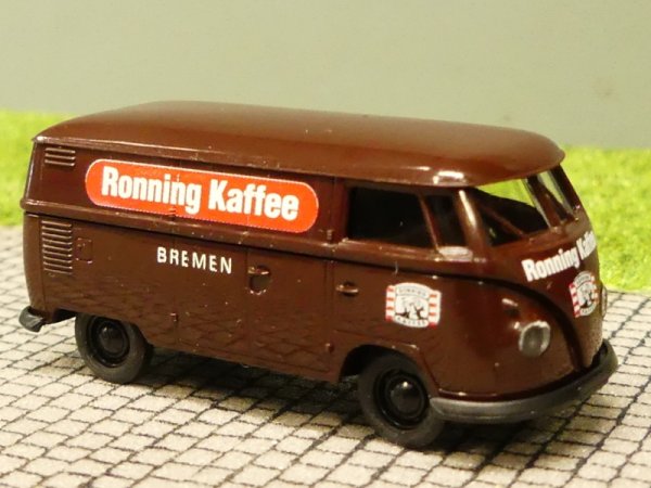 1/87 Brekina # 1232 VW T1 b Kasten Ronning Kaffee Sondermodell Reinhardt