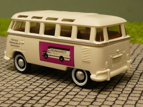 1/87 Brekina # 0334 VW T1 Samba Reinhardt Modellspielwaren Sondermodell Reinhardt