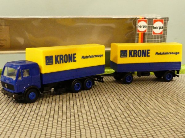 1/87 Herpa MB NG Krone Nutzfahrzeuge Planen HZ #300