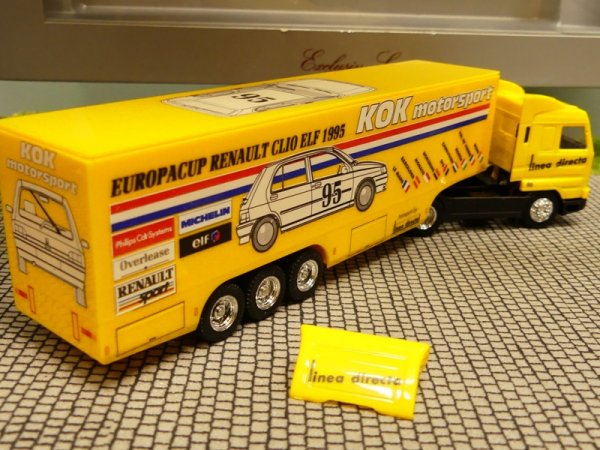 1/87 Herpa Scania 143 KOK Europacup Clio Koffer SZ