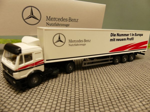 1/87 Wiking MB SK MB Nummer 1 in Europa Koffer Sattelzug