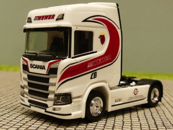 1/87 Herpa Scania CR HD Willi Wewer 2-Achs Zugmaschine