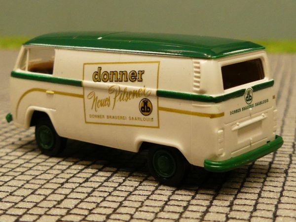 1/87 Brekina VW T2 Kasten Donner Bier Sondermodell Reinhardt