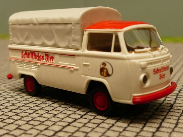 1/87 Brekina VW T2 Schultheiss Bier Pritsche Sondermodell Reinhardt