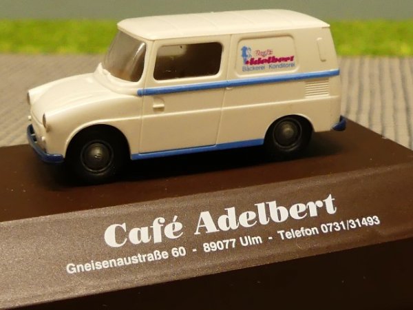 1/87 Brekina VW Fridolin Cafe Adelbert in PC Box