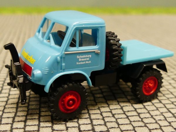 1/87 Brekina Unimog 402 MB Krombacher Pritsche Schadeberg Brauerei 90114