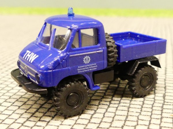 1/87 Brekina Unimog 411 THW Münster