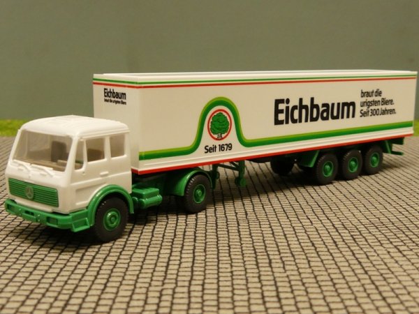 1/87 Wiking MB NG Eichbaum Bier Koffer Sattelzug