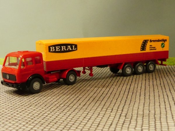 1/87 Wiking MB NG BERAL Bremsbeläge Planen Sattelzug