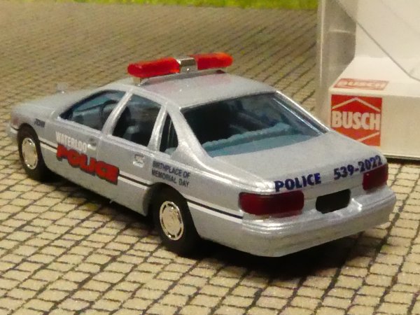 1/87 Busch Chevrolet Caprice POLICE Waterloo Kanada 47628