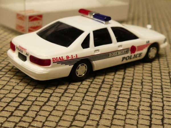 1/87 Busch Chevrolet Caprice Rosenmont Police Sonderpreis 47624