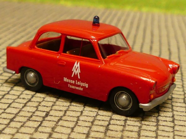 1/87 Brekina Trabant P50 Messe Leipzig Feuerwehr SONDERPREIS