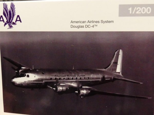 1/200 Herpa American Airlines System Douglas DC-4 Flagship Washington 570862