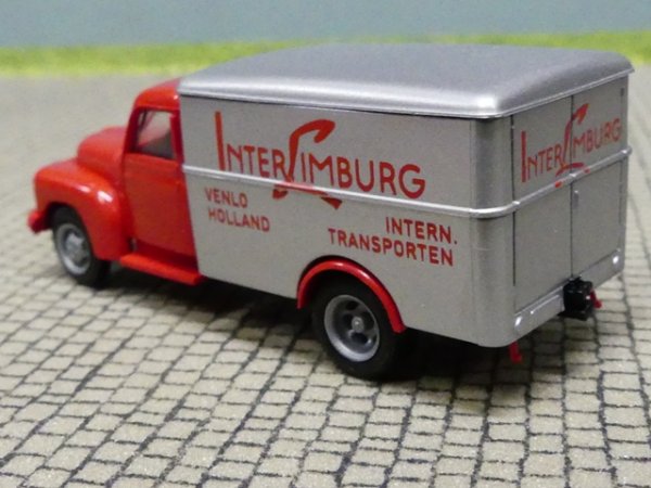 1/87 Brekina Hanomag L 28 Interlimburg NL Koffer 71130