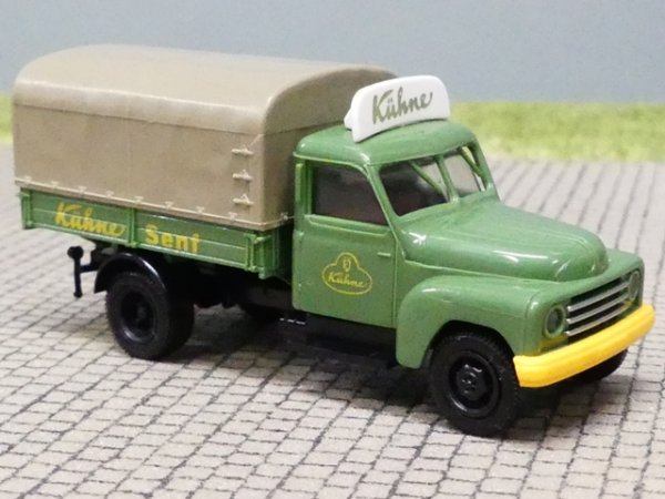 1/87 Brekina Hanomag L 28 Kühne Senf Plane 37130