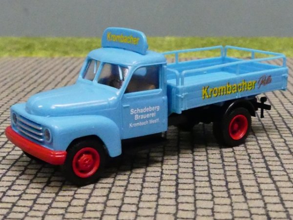 1/87 Brekina Hanomag L 28 Krombacher Bier Pritsche