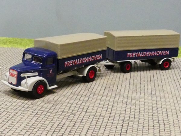 1/87 Brekina MAN F8 FREYALDENHOVEN Niederlande Planen HZ 72203