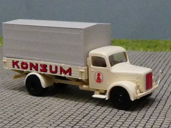 1/87 Brekina Magirus 3500 Konsum Plane 41010