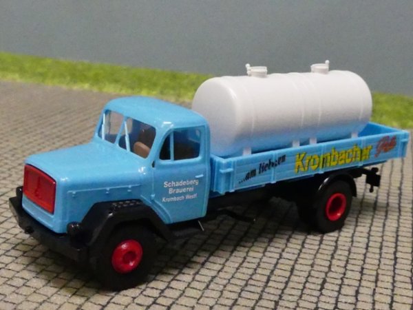 1/87 Brekina Magirus 125 Krombacher Pils Pritsche mit Tank