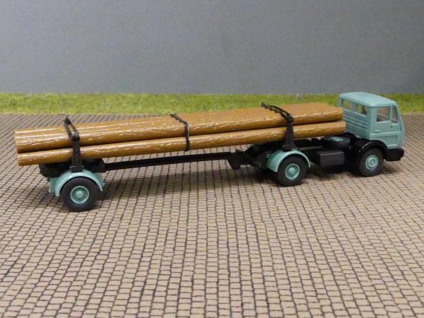 1/87 Wiking MB NG Langholz Sattelzug türkis 390 12