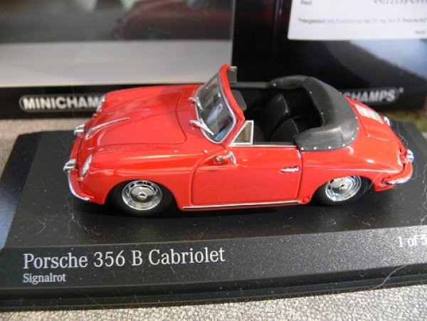 1/43 Minichamps Porsche 356 B Cabriolet rot 400 064331