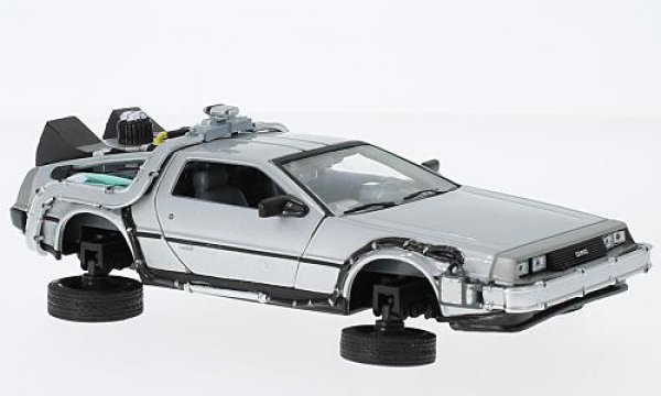 1/24 Welly DeLorean Time Machine Back To The Future II Fly Mode 22441FW